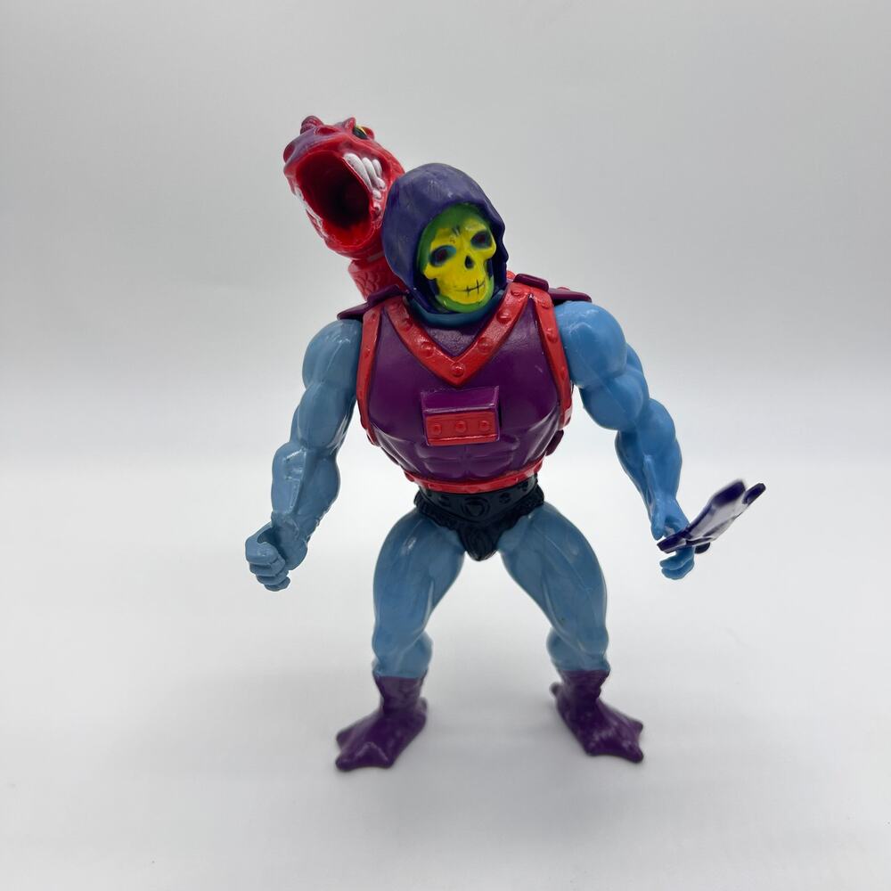 Vintage MOTU Dragon Blaster Skeletor 1984 Masters of the Universe Action Figure